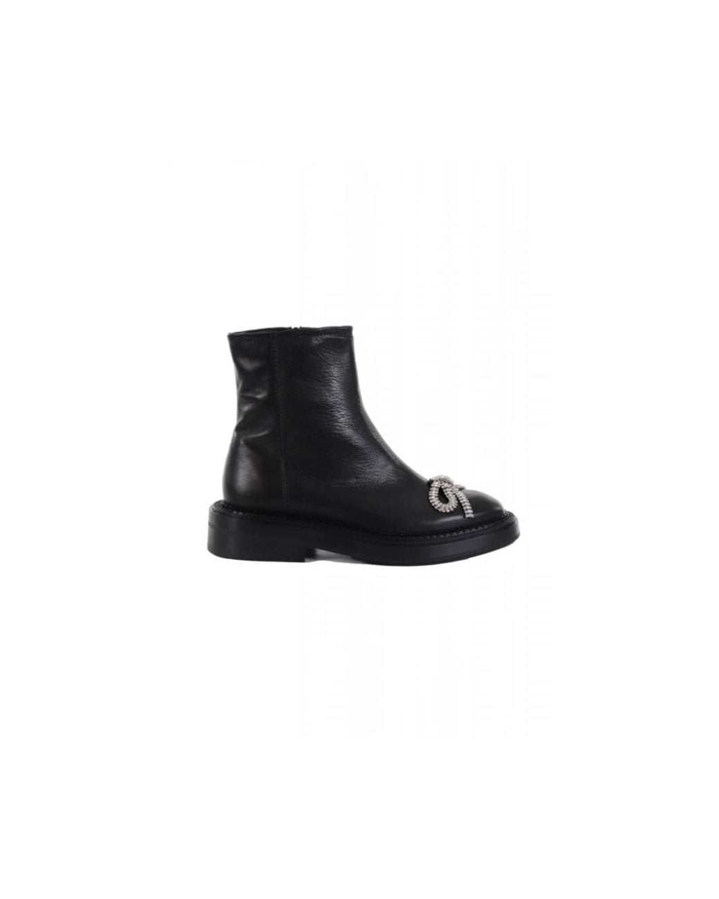 Ras Black Ankle Boots