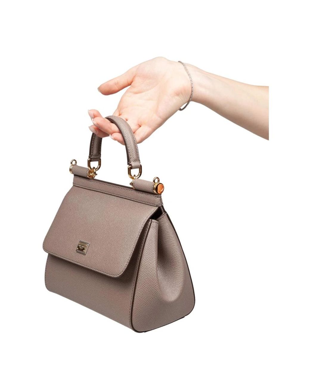 Dolce & Gabbana Gray Handbags