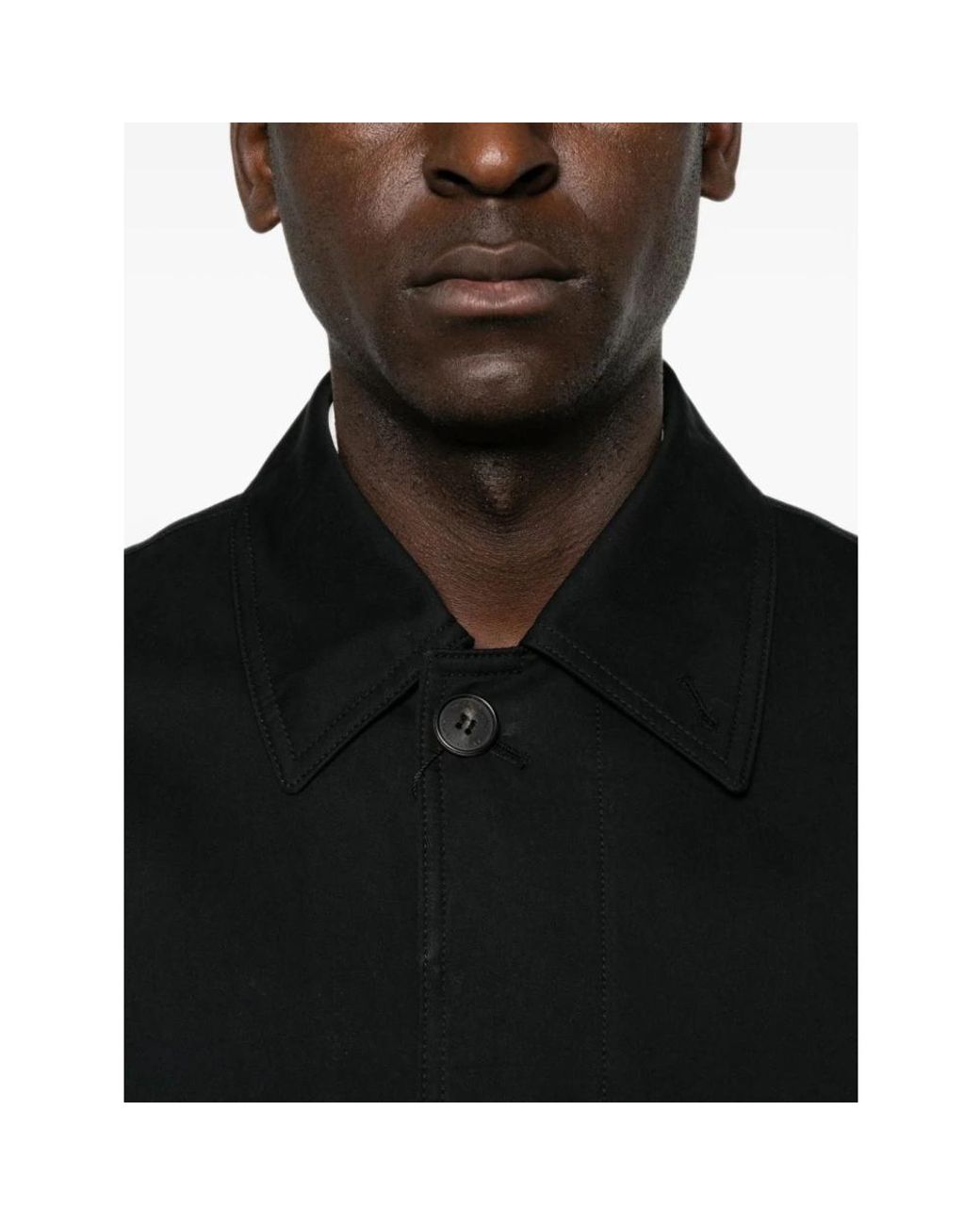DUNST Black Single-Breasted Coats for men