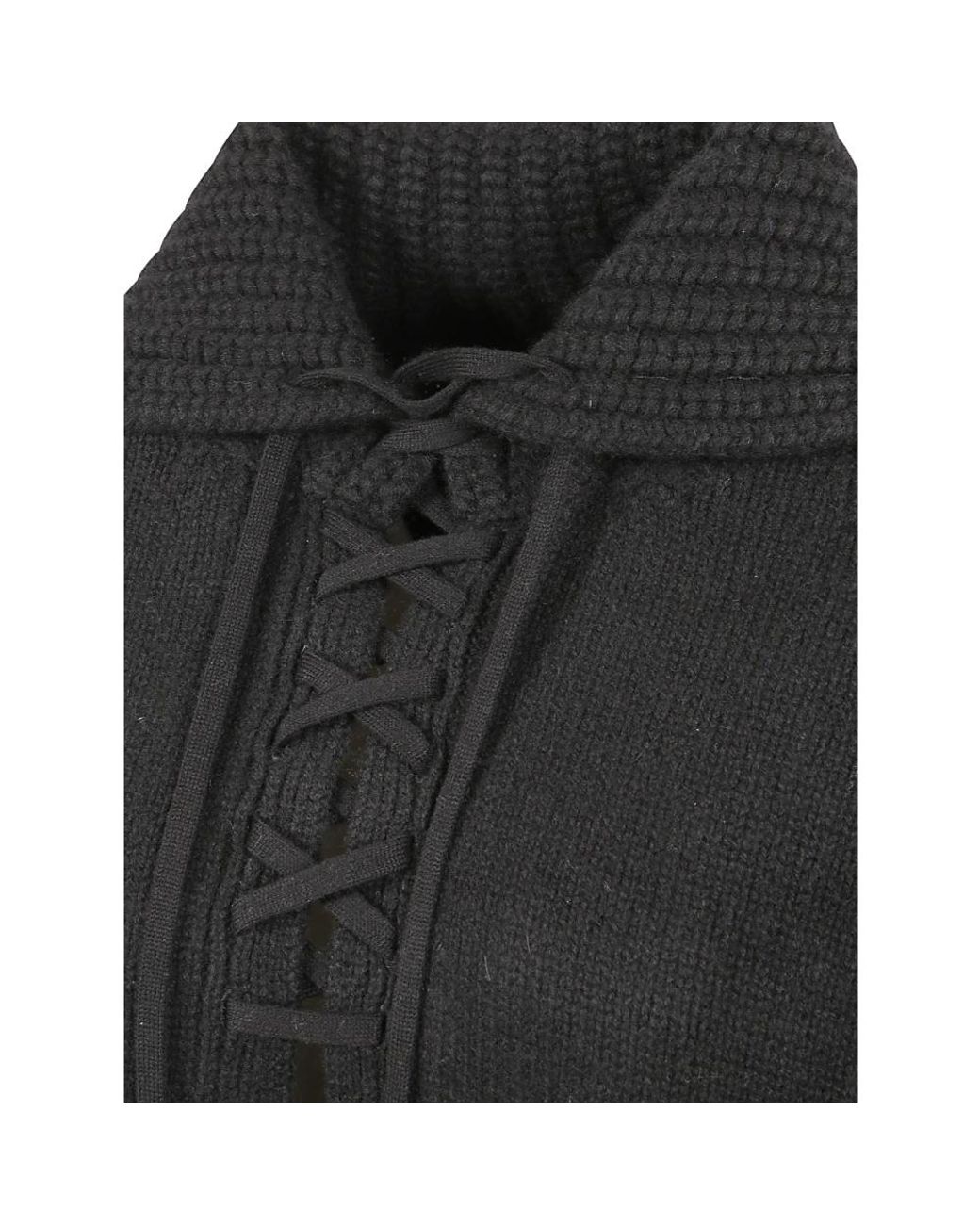 Ermanno Scervino Black Cashmere Knitwear