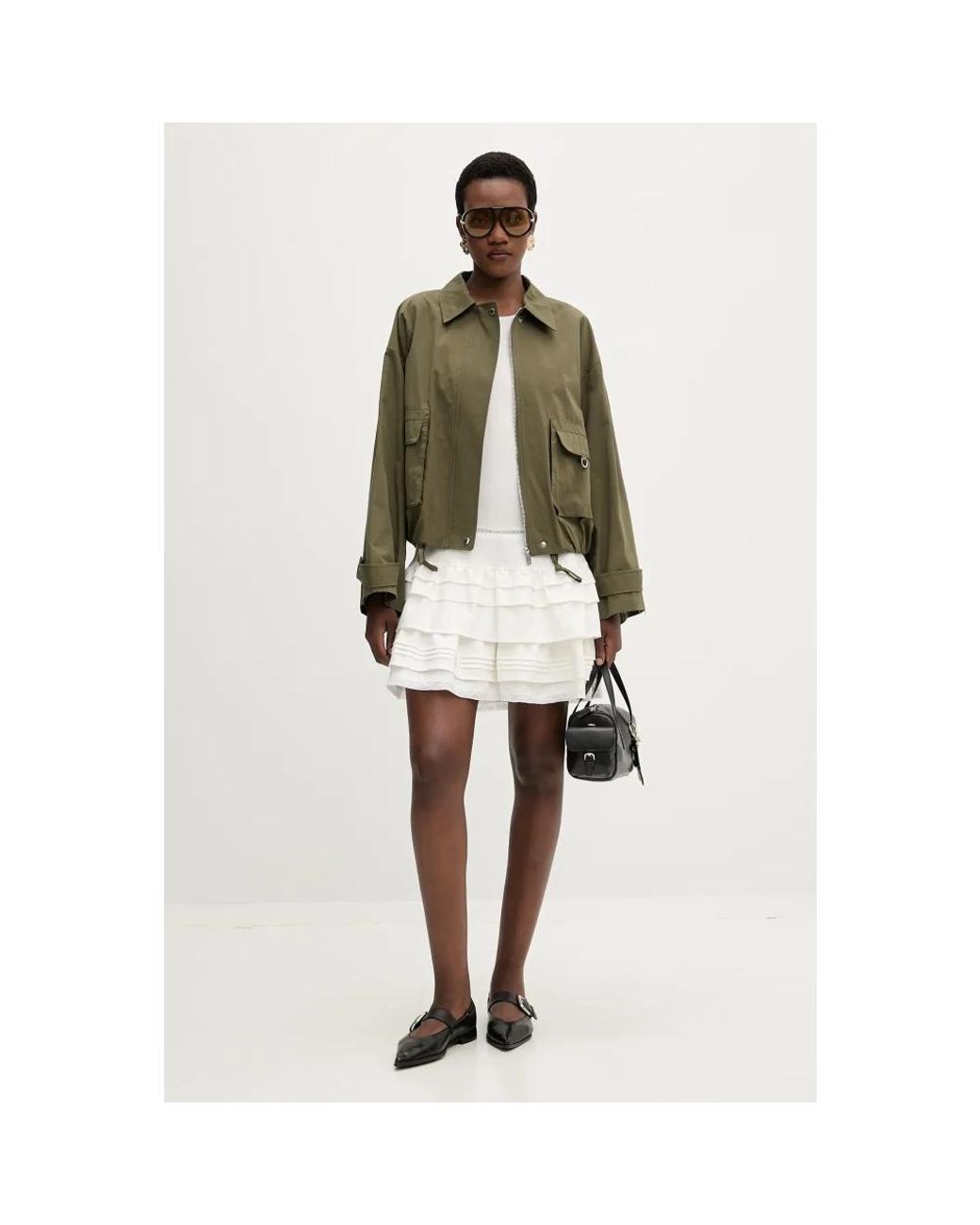 Light Jackets Isabelle Blanche en coloris Green