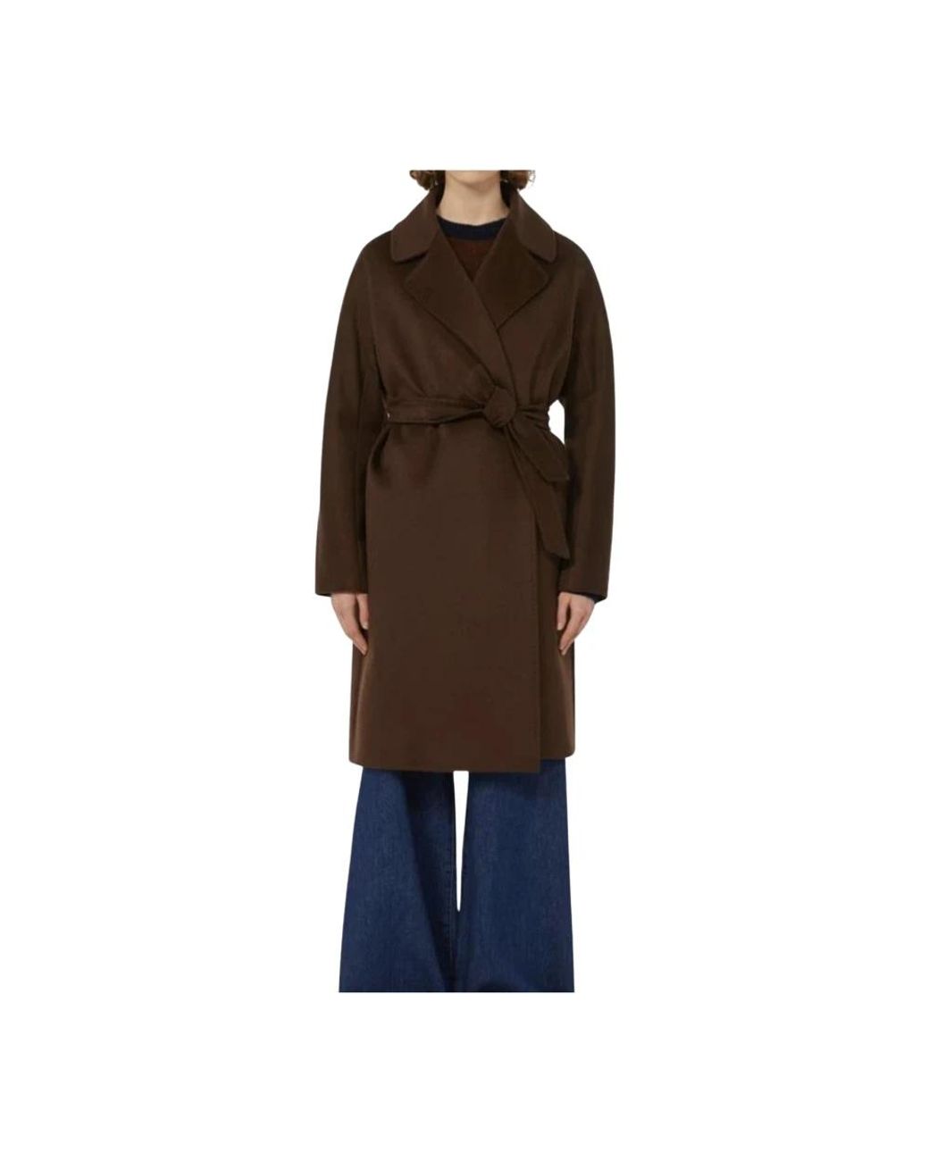 Weekend by Maxmara Brown Belted Coats