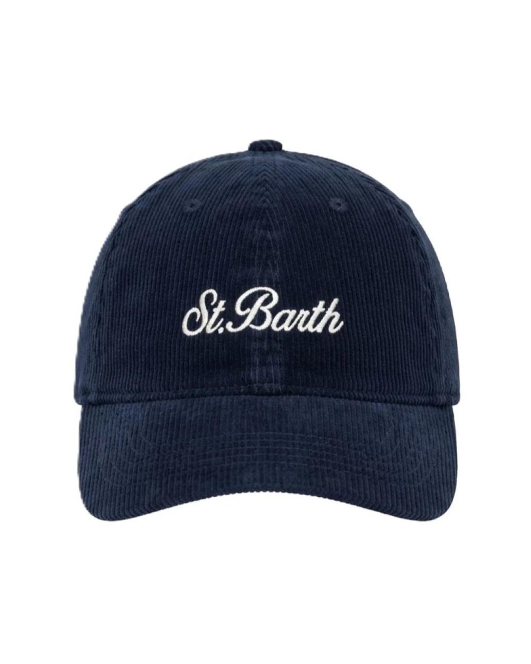 Mc2 Saint Barth Baseball Corduroy Cap in Blue für Herren
