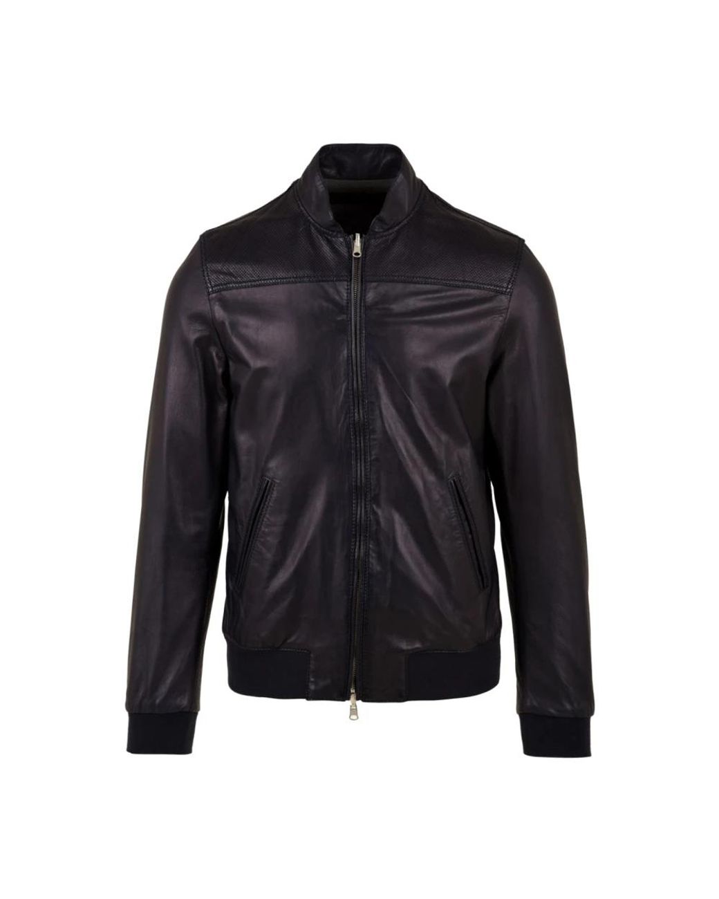 The Jack Leathers Blue Leather Jackets for men