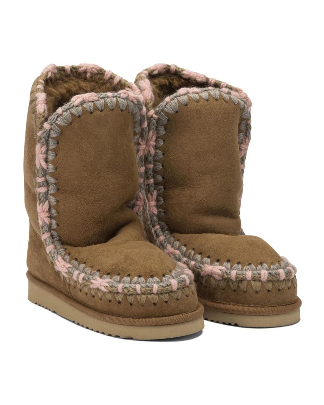 Mou Brown Winter Boots