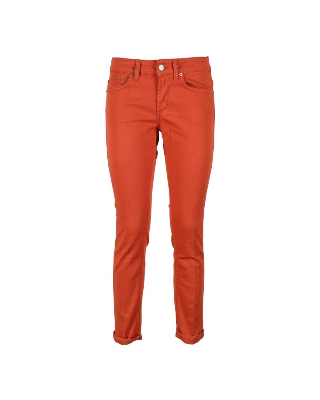 Dondup Red Skinny Jeans