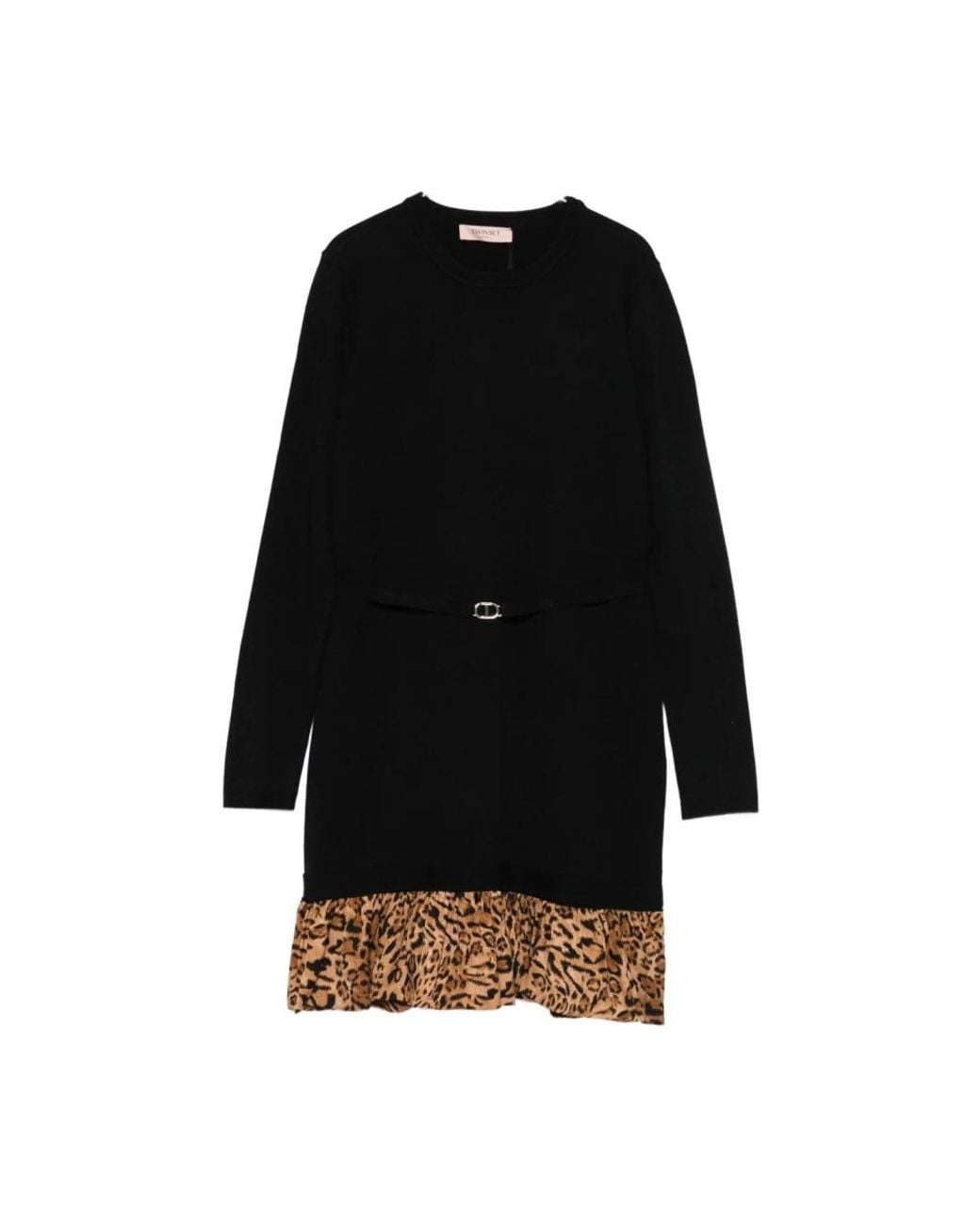 Twinset Black Short Dresses