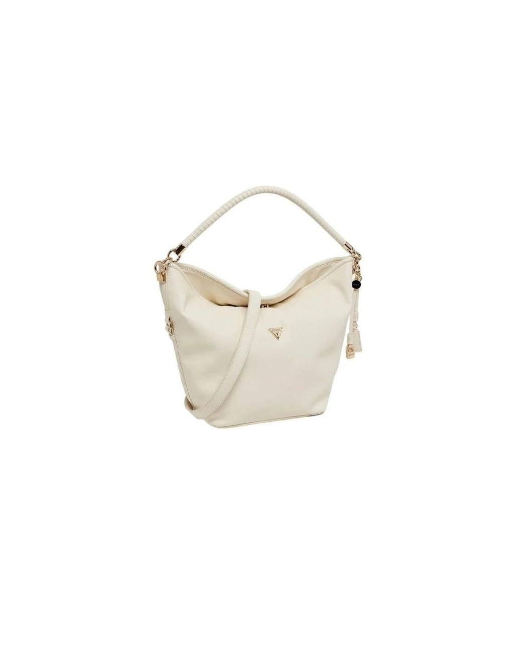 Guess White Shoulder Bags