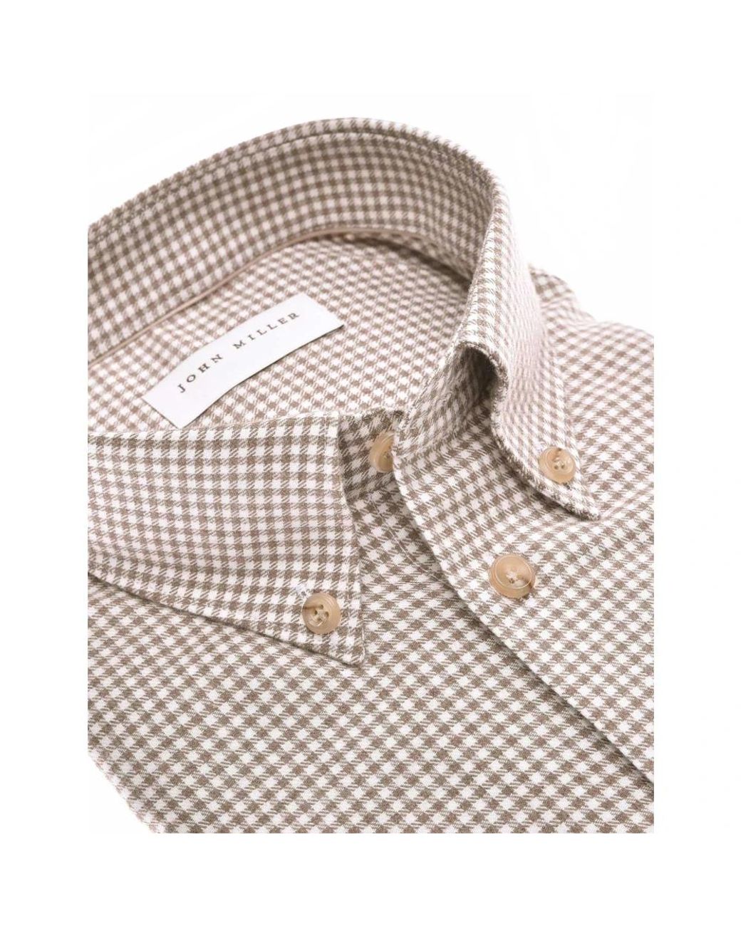 John Miller Gray Casual Shirts for men