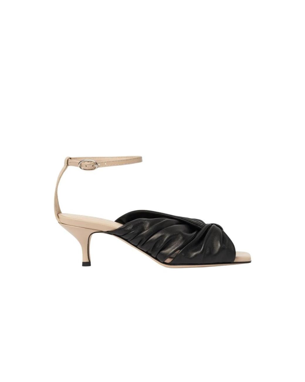 Scarosso Black High Heel Sandals