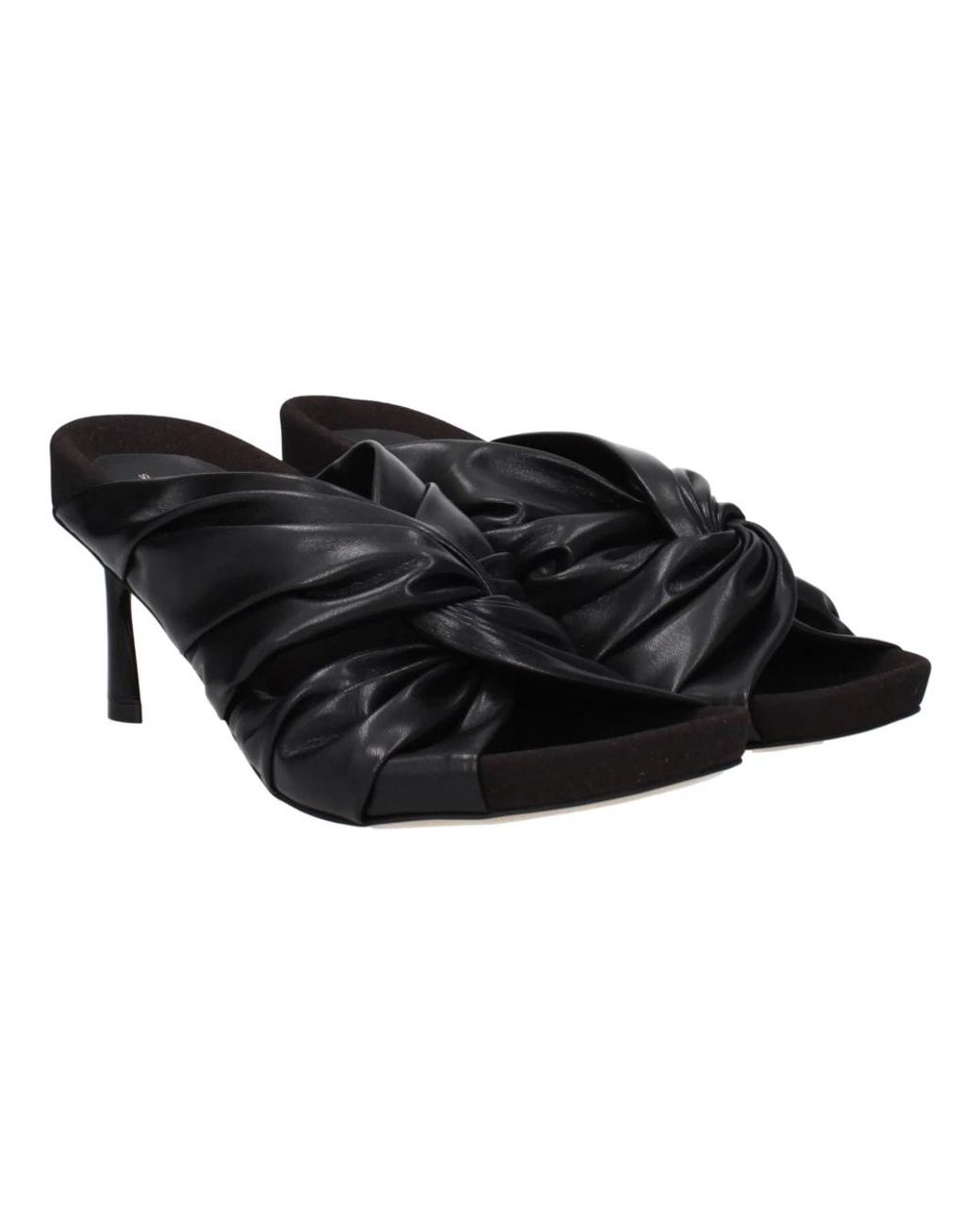 Stella McCartney Black Heeled Mules