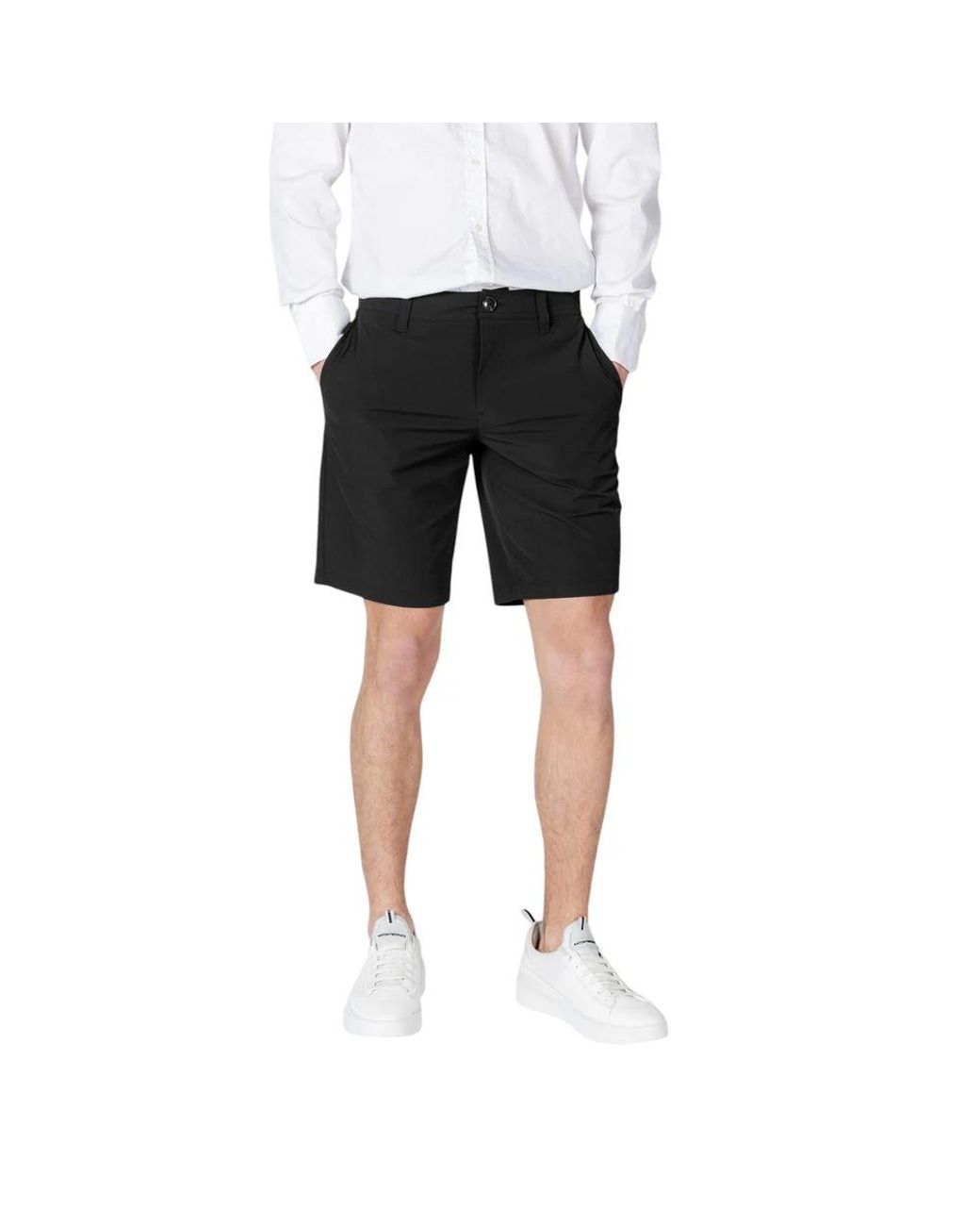 ARMANI EXCHANGE Black Casual Shorts for men