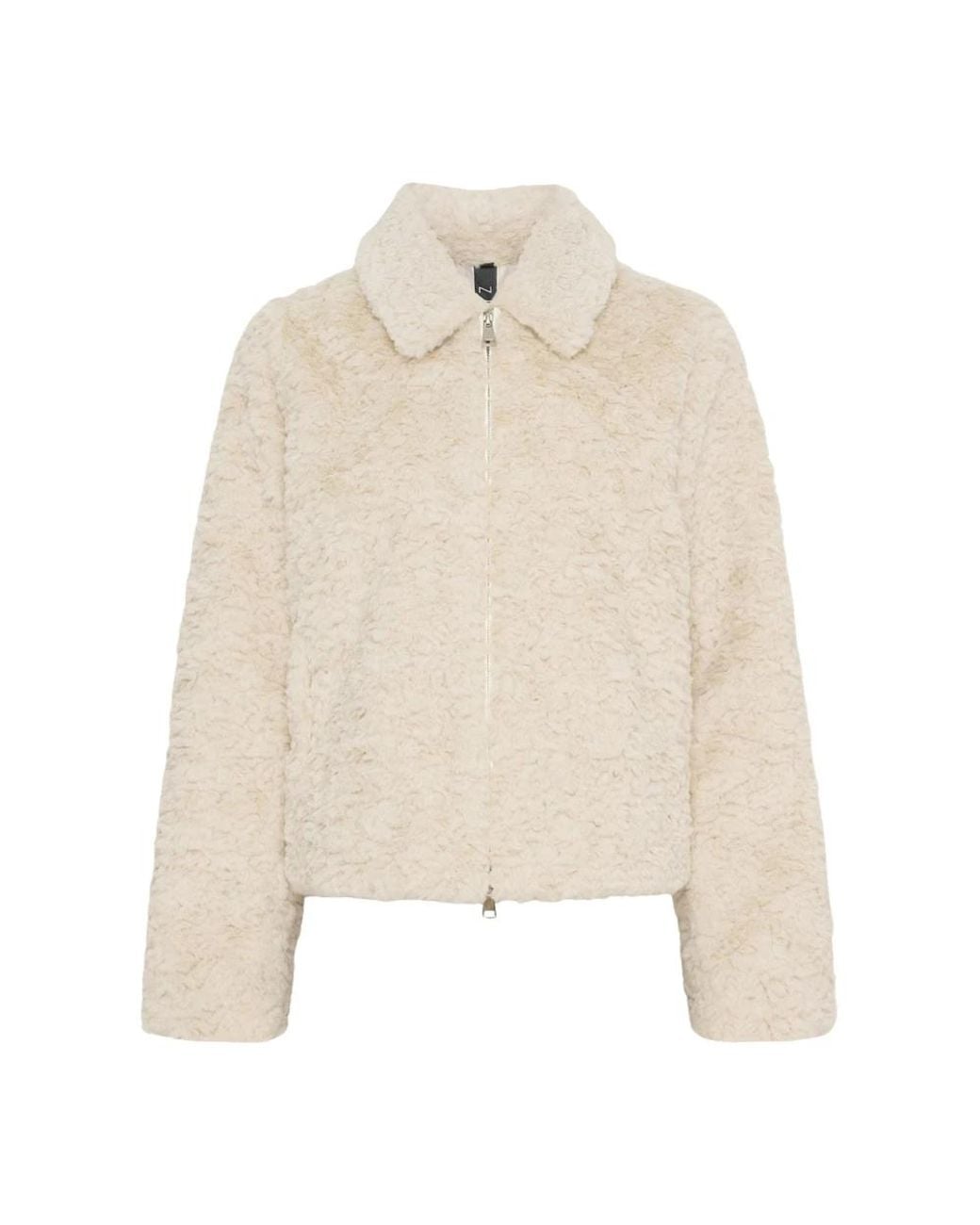 Notyz Natural Faux Fur & Shearling Jackets