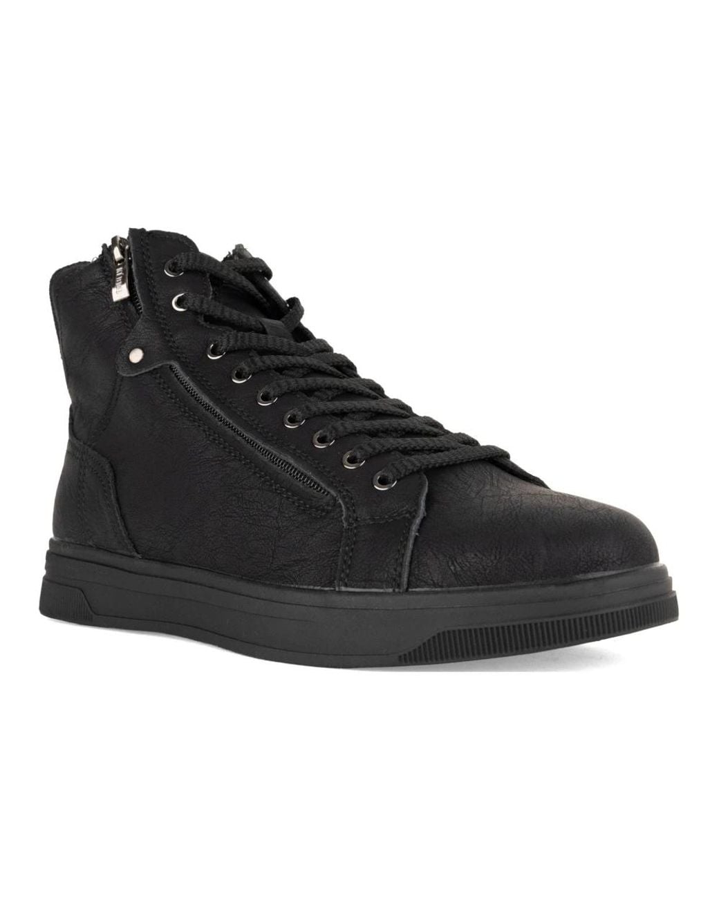 Keddo Black Lace-Up Boots for men