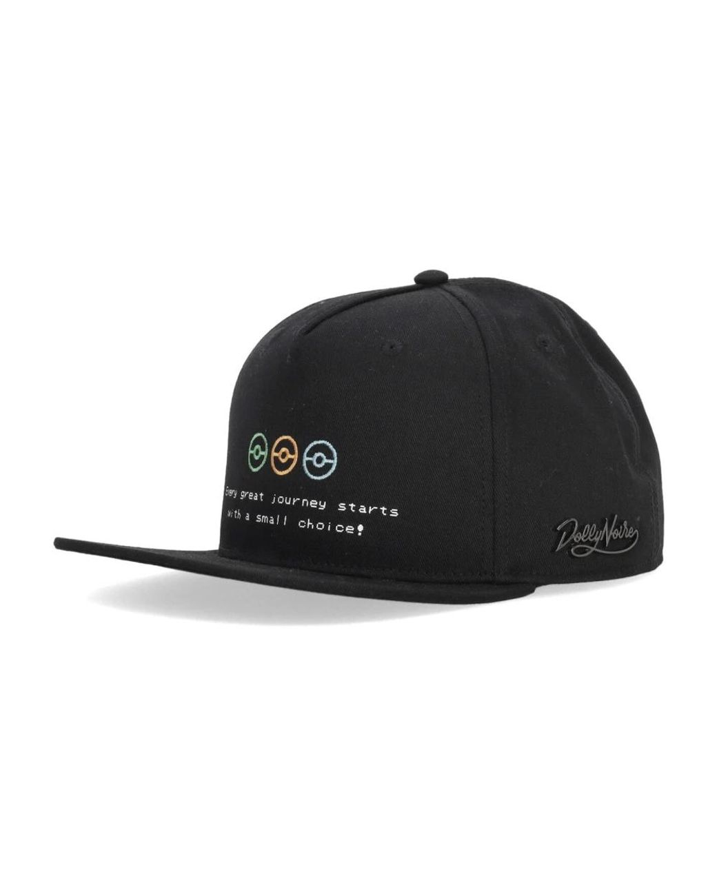 DOLLY NOIRE Black Hats & Caps for men