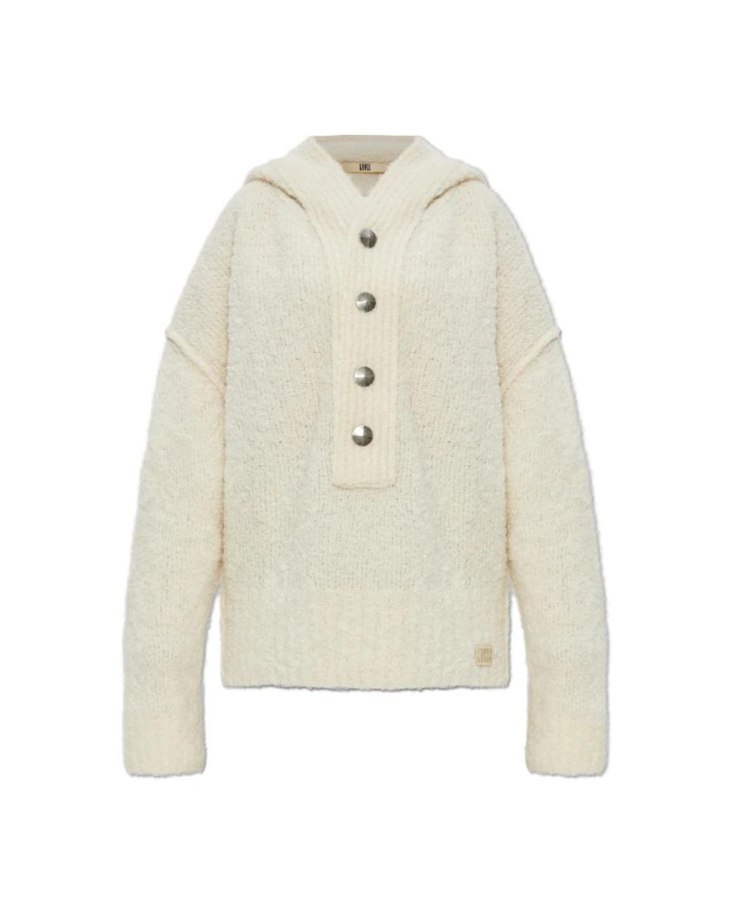 KNWLS White Mandi Pullover