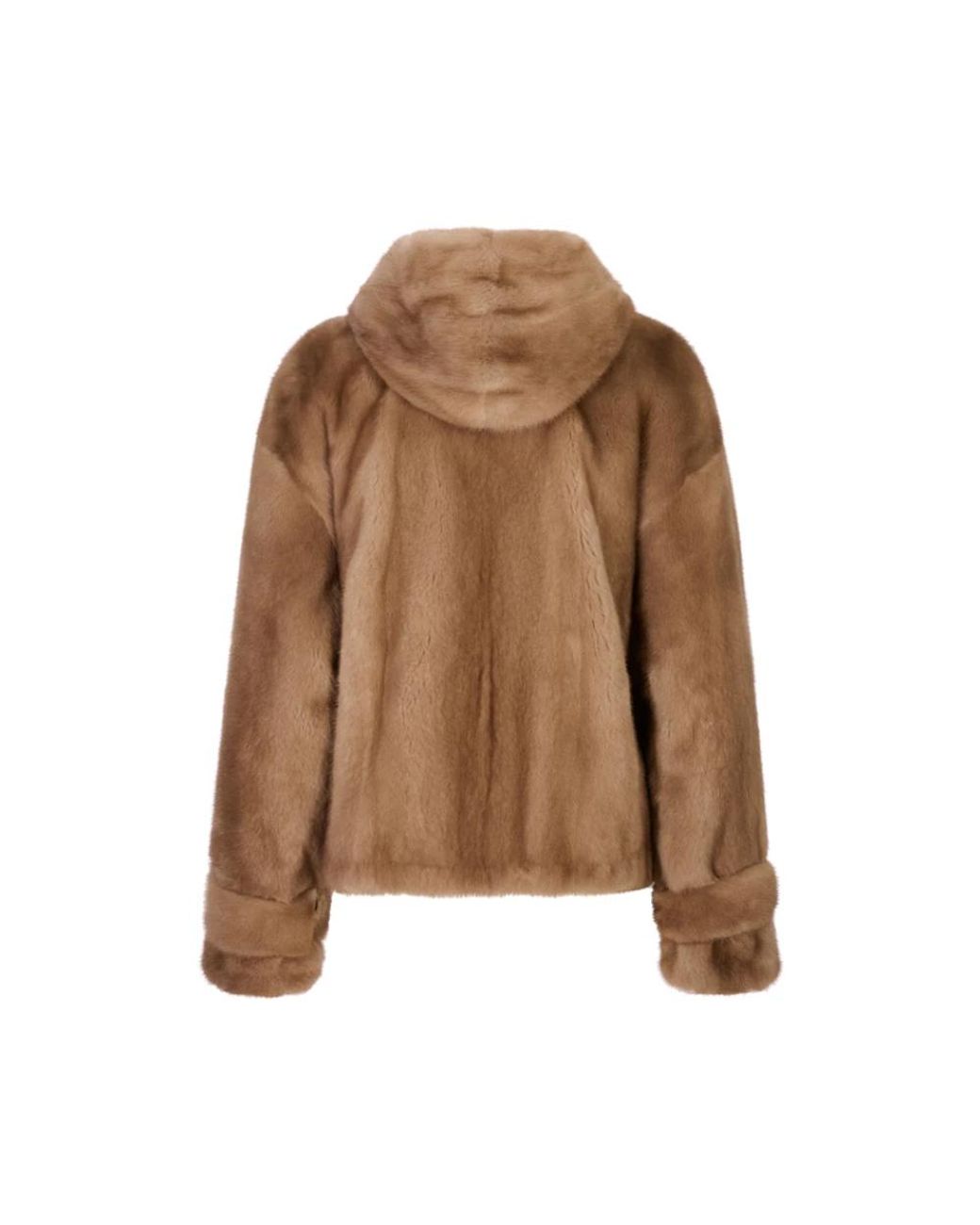 Blancha Brown Faux Fur & Shearling Jackets