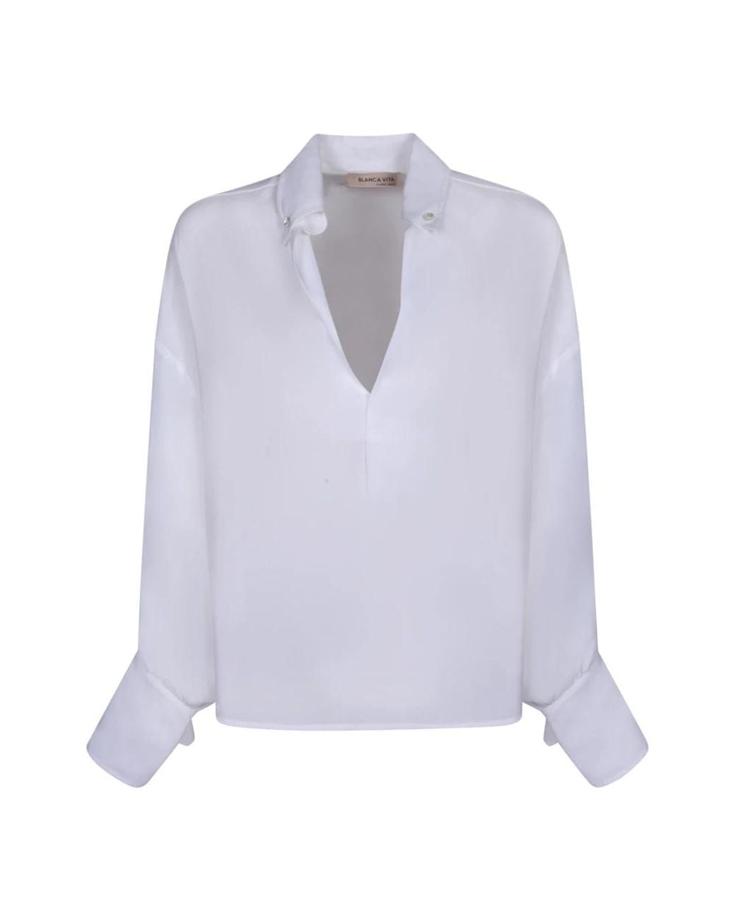 Blanca Vita Purple Blouses
