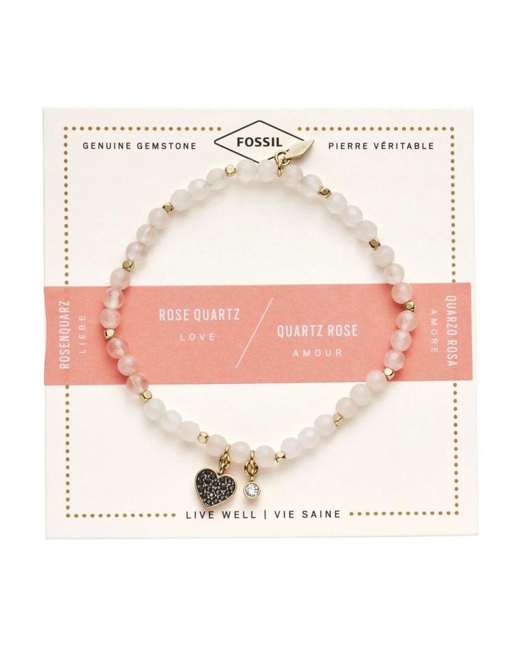 Bracelets Fossil de color Metallic