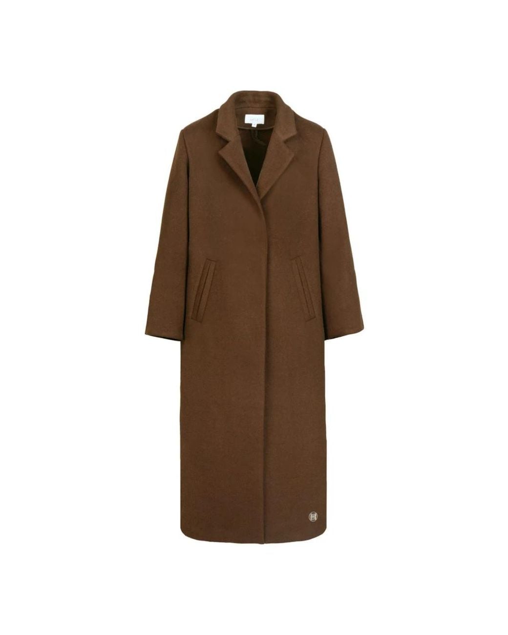 Single-Breasted Coats Hèst en coloris Brown