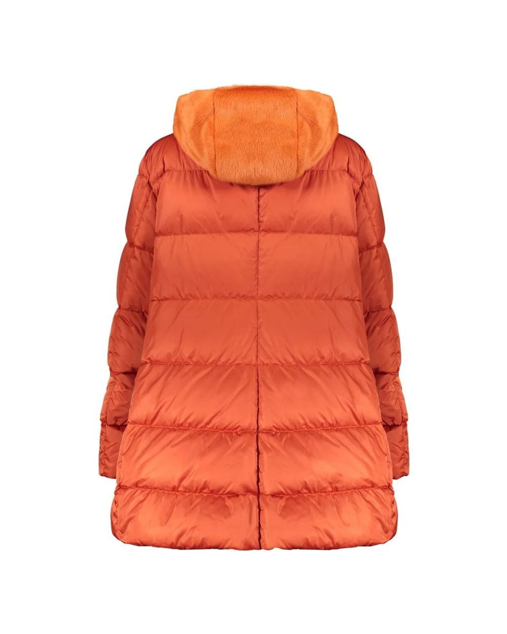 Herno Orange Down Jackets