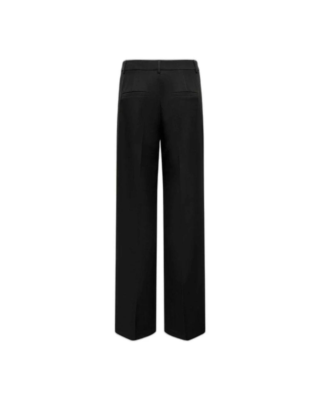 ONLY Black Straight Trousers