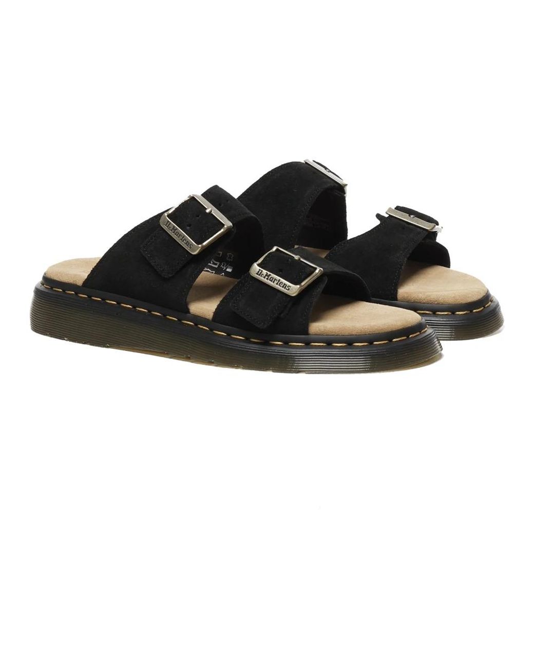 Dr. Martens Black Sliders for men