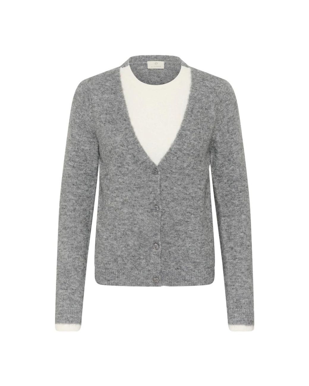 Cardigans Kaffe en coloris Gray
