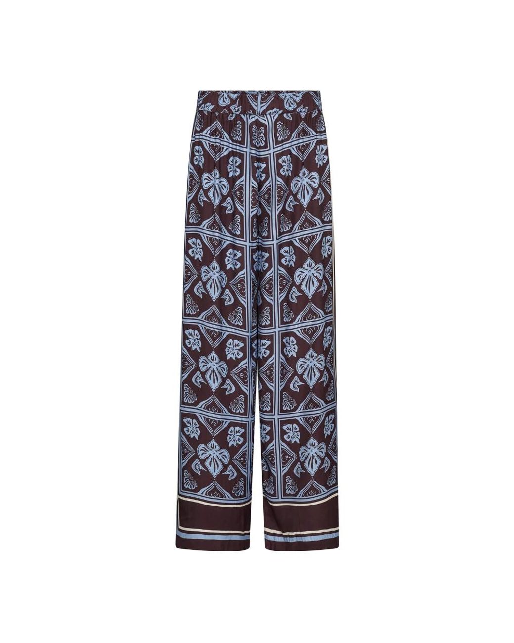 Mos Mosh Blue Wide Trousers