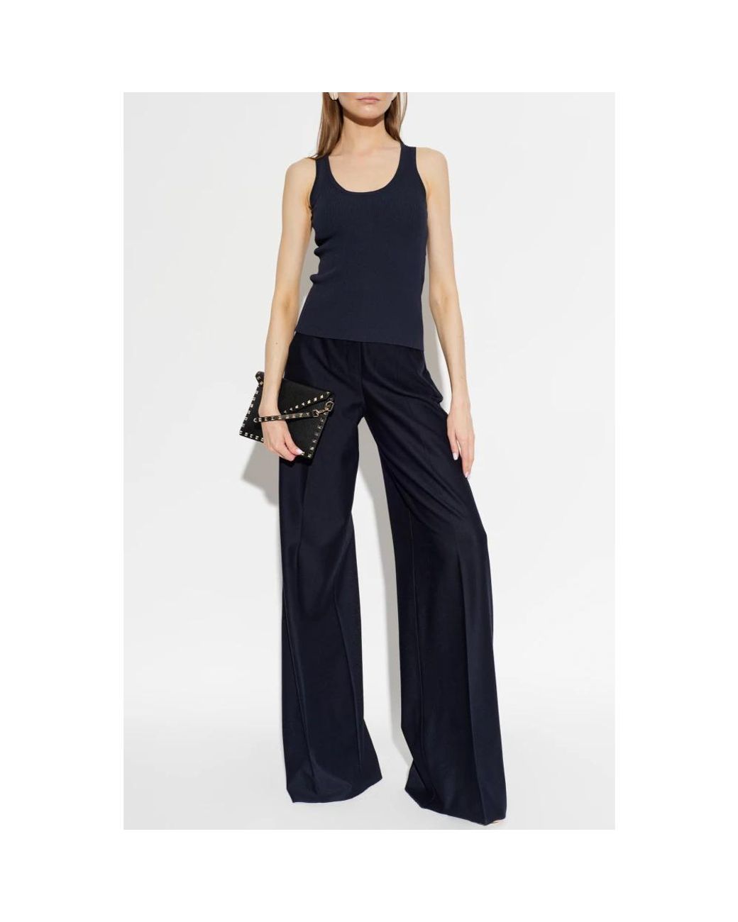 Max Mara Blue Sleeveless Tops