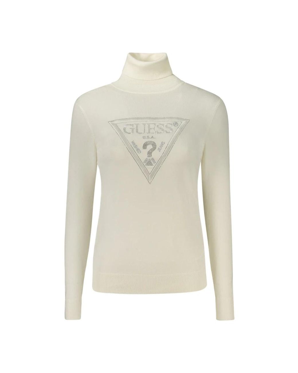 Guess White Turtlenecks