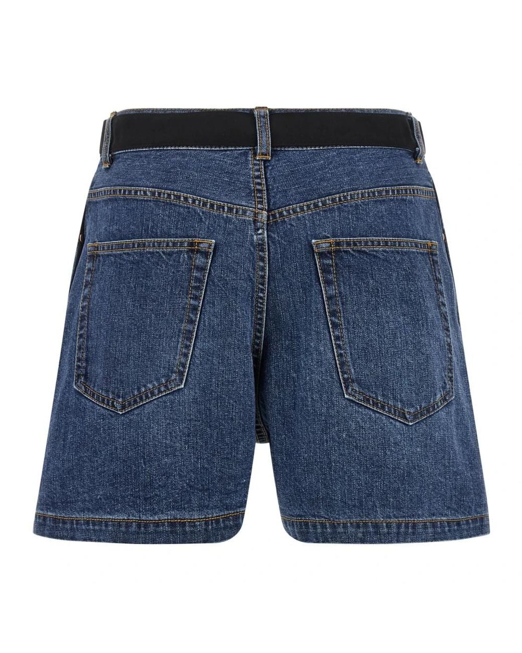 Sacai Black Denim Shorts