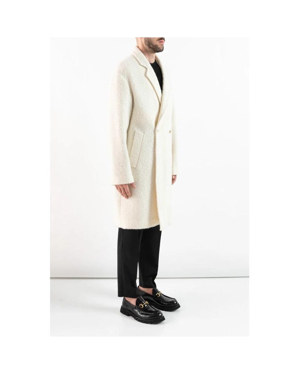 Cor Sine Labe Doli Natural Double-Breasted Coats for men