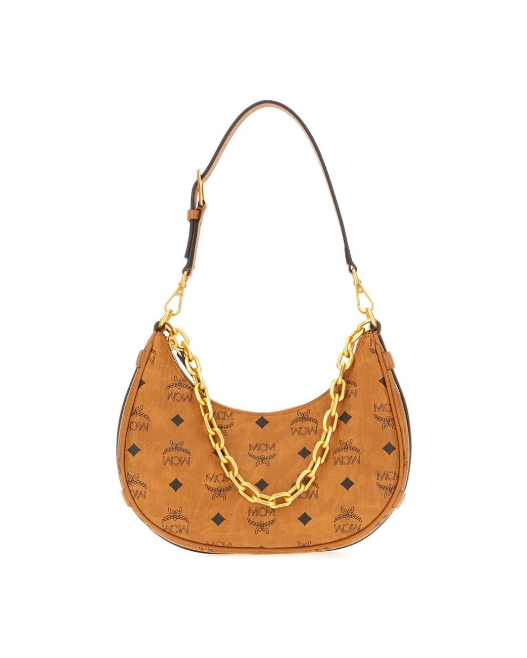MCM Orange Schultertaschen