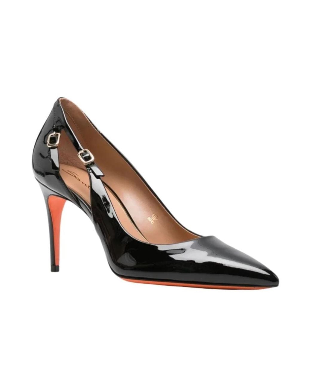 Santoni Black Pumps