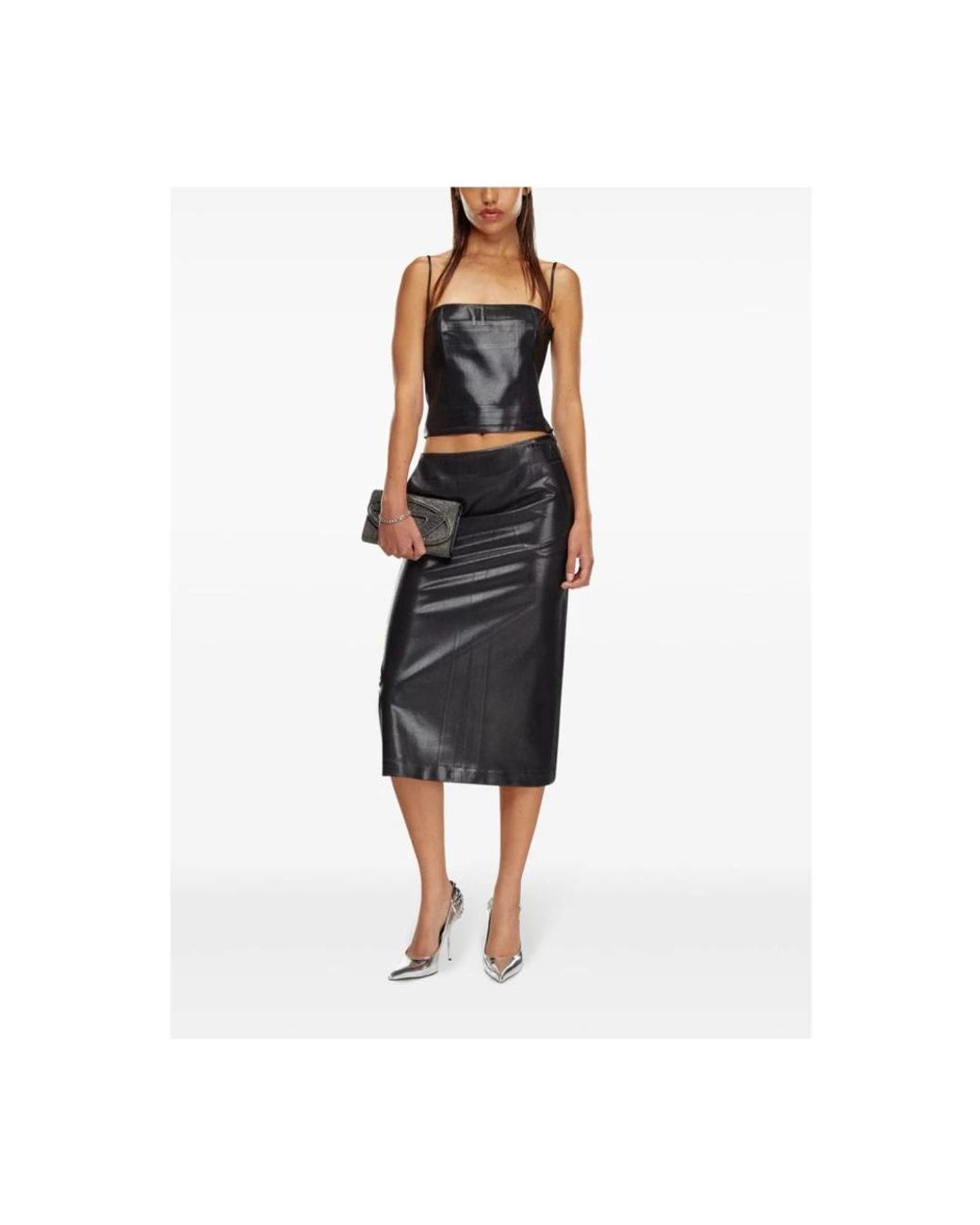 DIESEL Black Sleeveless Tops
