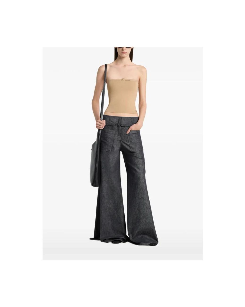 Courreges Natural Sleeveless Tops