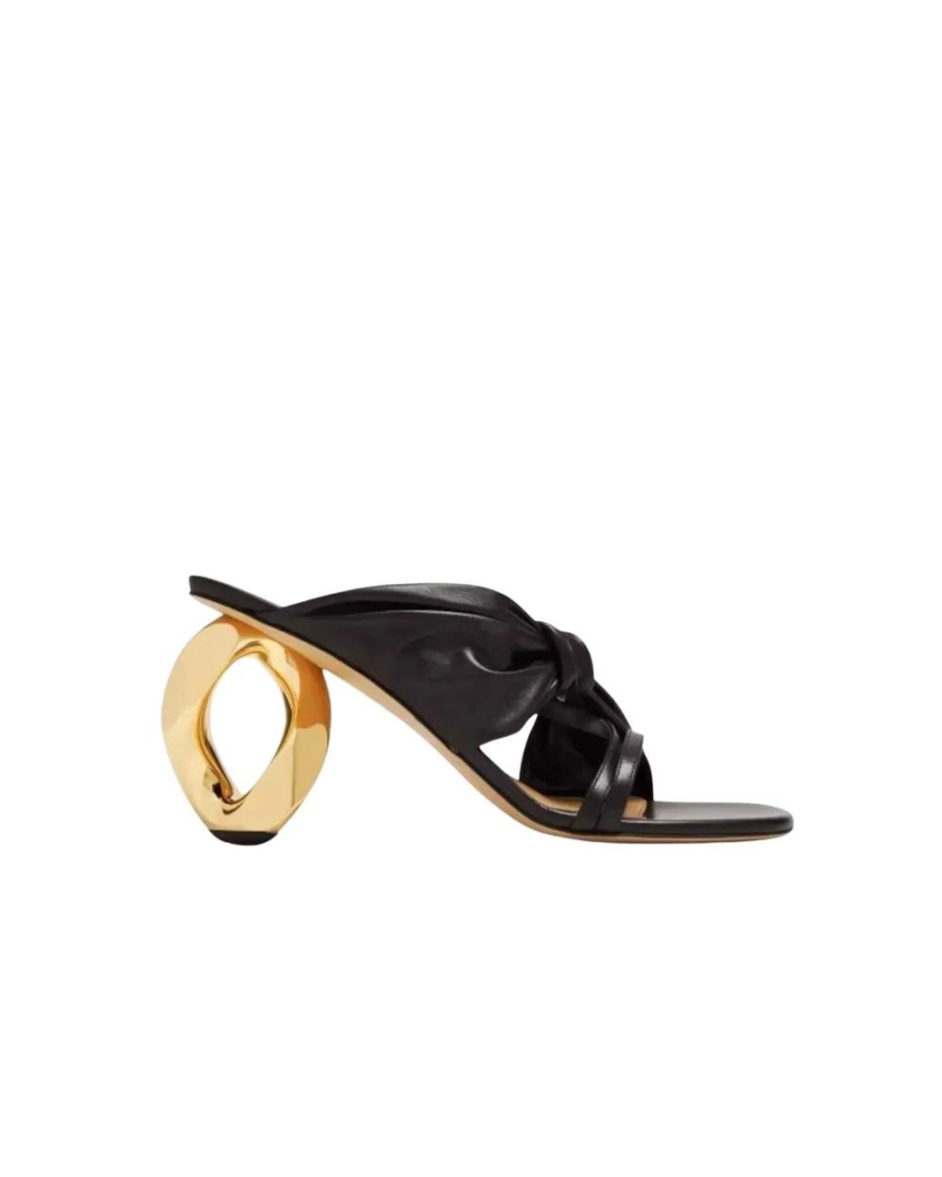J.W. Anderson Black Heeled Mules
