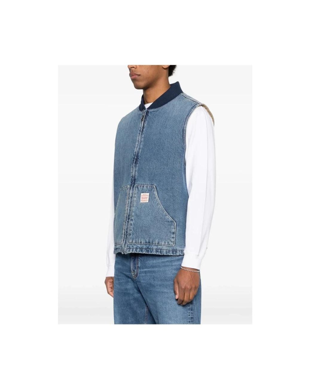 Levi's Sansome Vest in het Blue voor heren