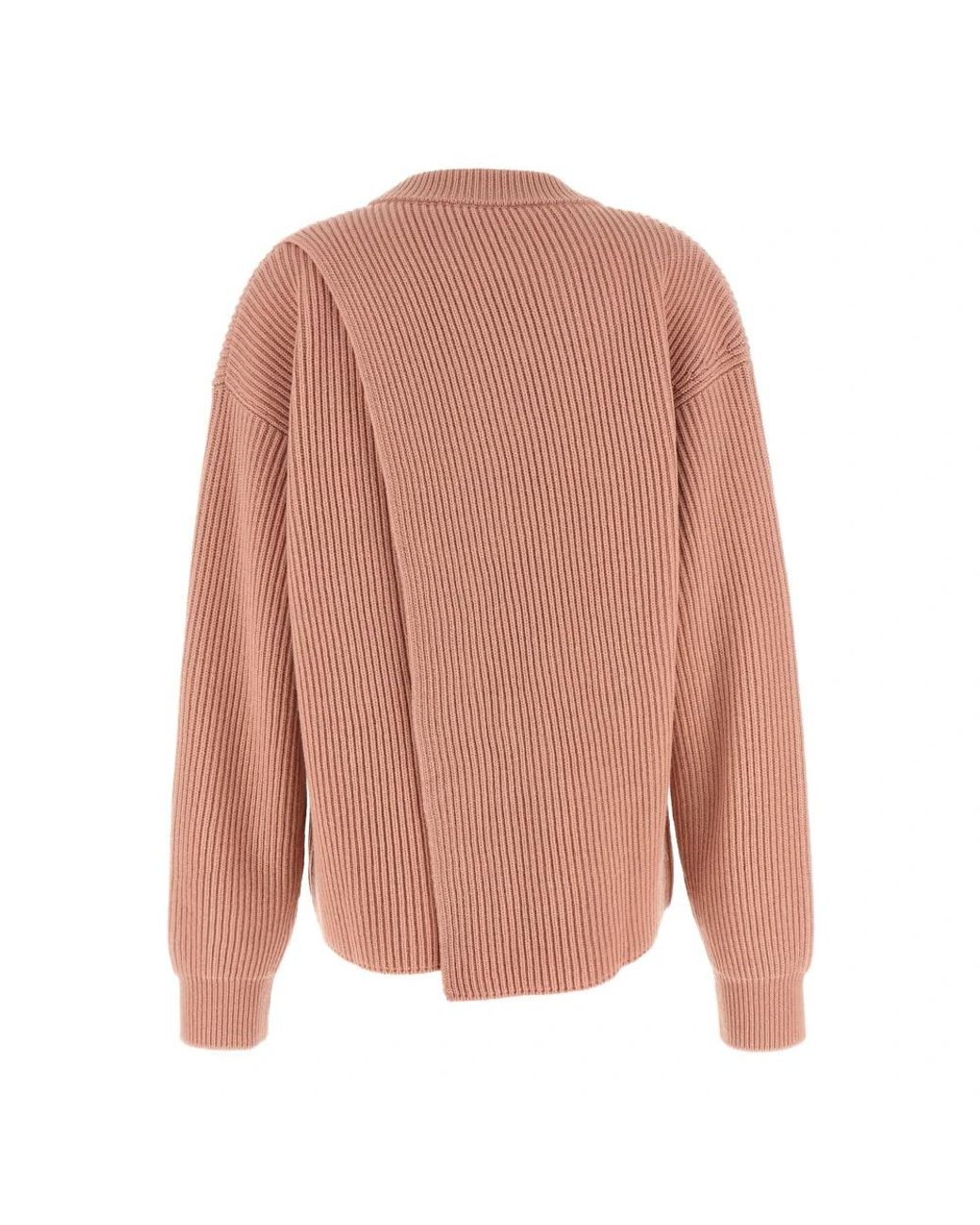 Jil Sander Pink Round-Neck Knitwear