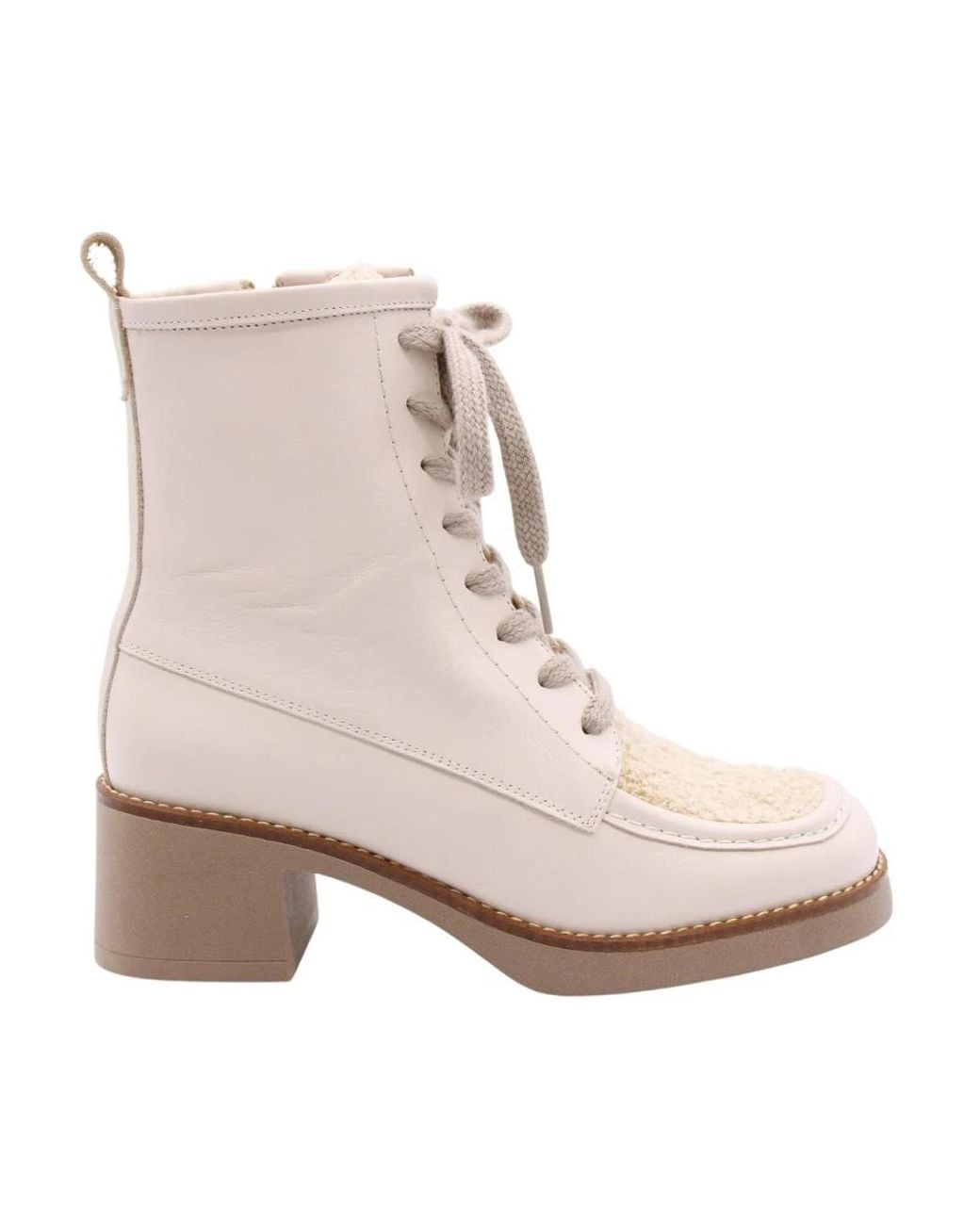 CTWLK Natural Heeled Boots