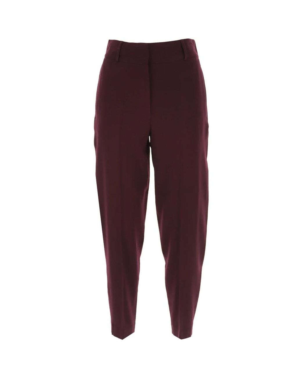 Alysi Purple Tapered Trousers