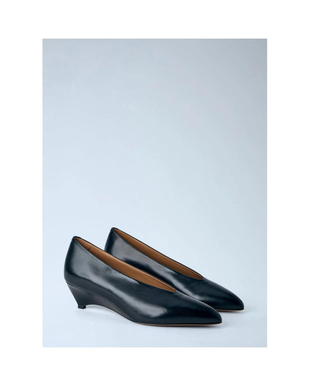 Jil Sander Blue Wedges