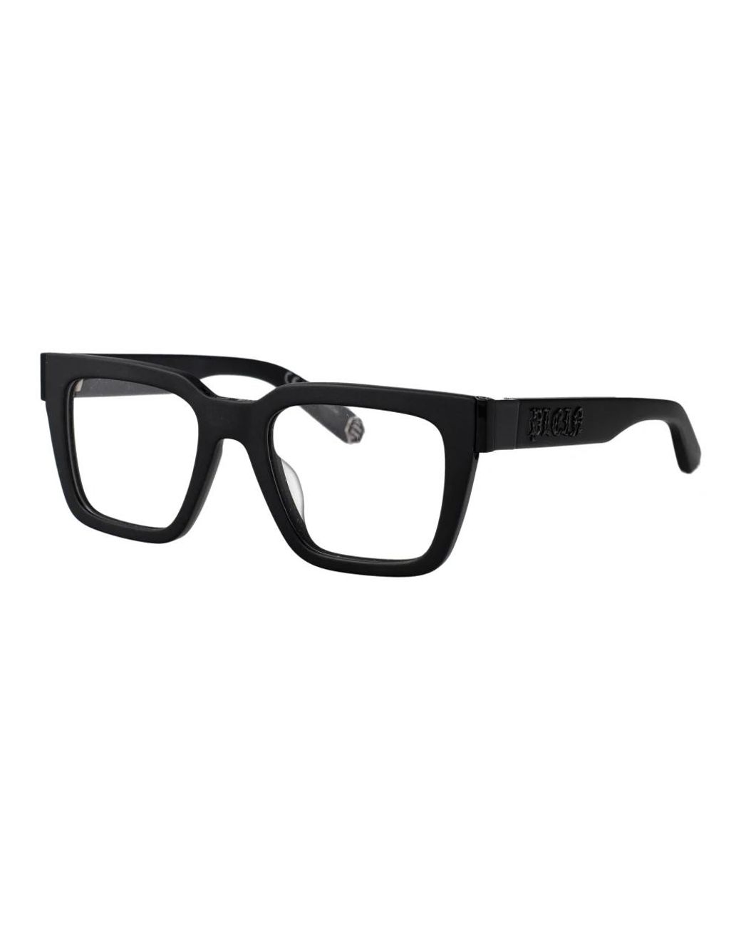 Philipp Plein Black Glasses for men