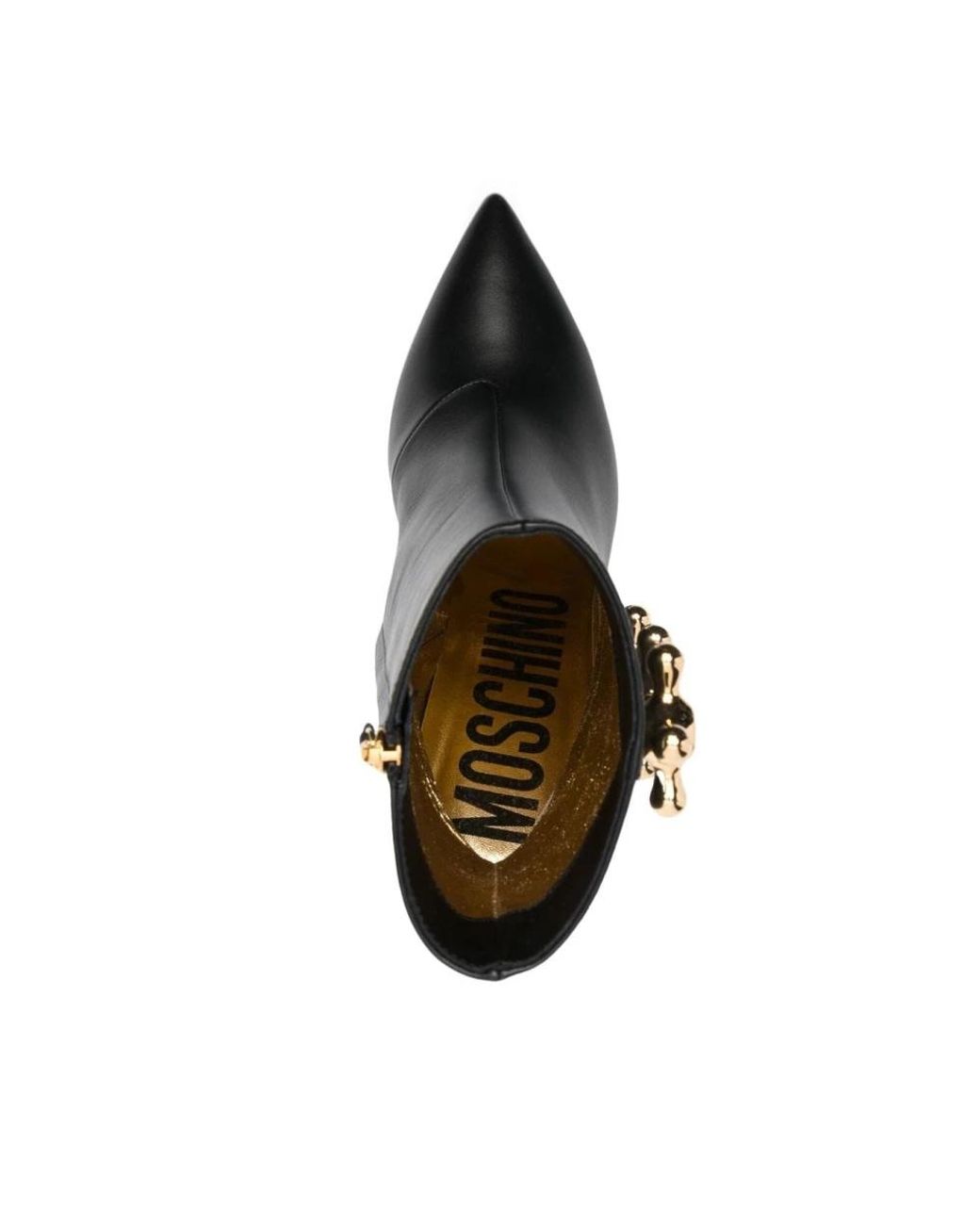 Moschino Black Heeled Boots