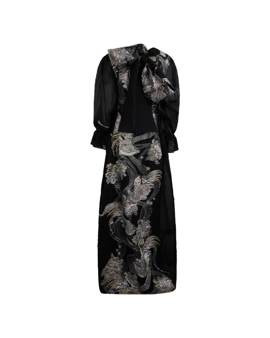 Maxi Dresses Alberta Ferretti de color Black