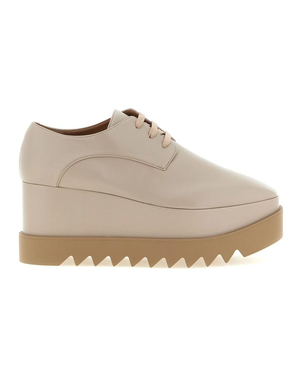 Stella McCartney Natural Elyse Schnürschuh