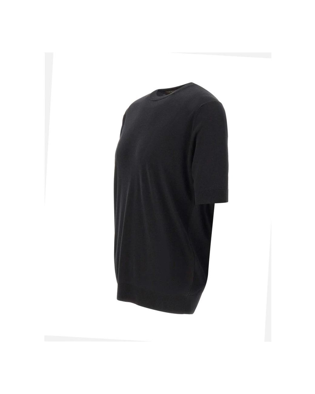 FILIPPO DE LAURENTIIS Black T-Shirts for men
