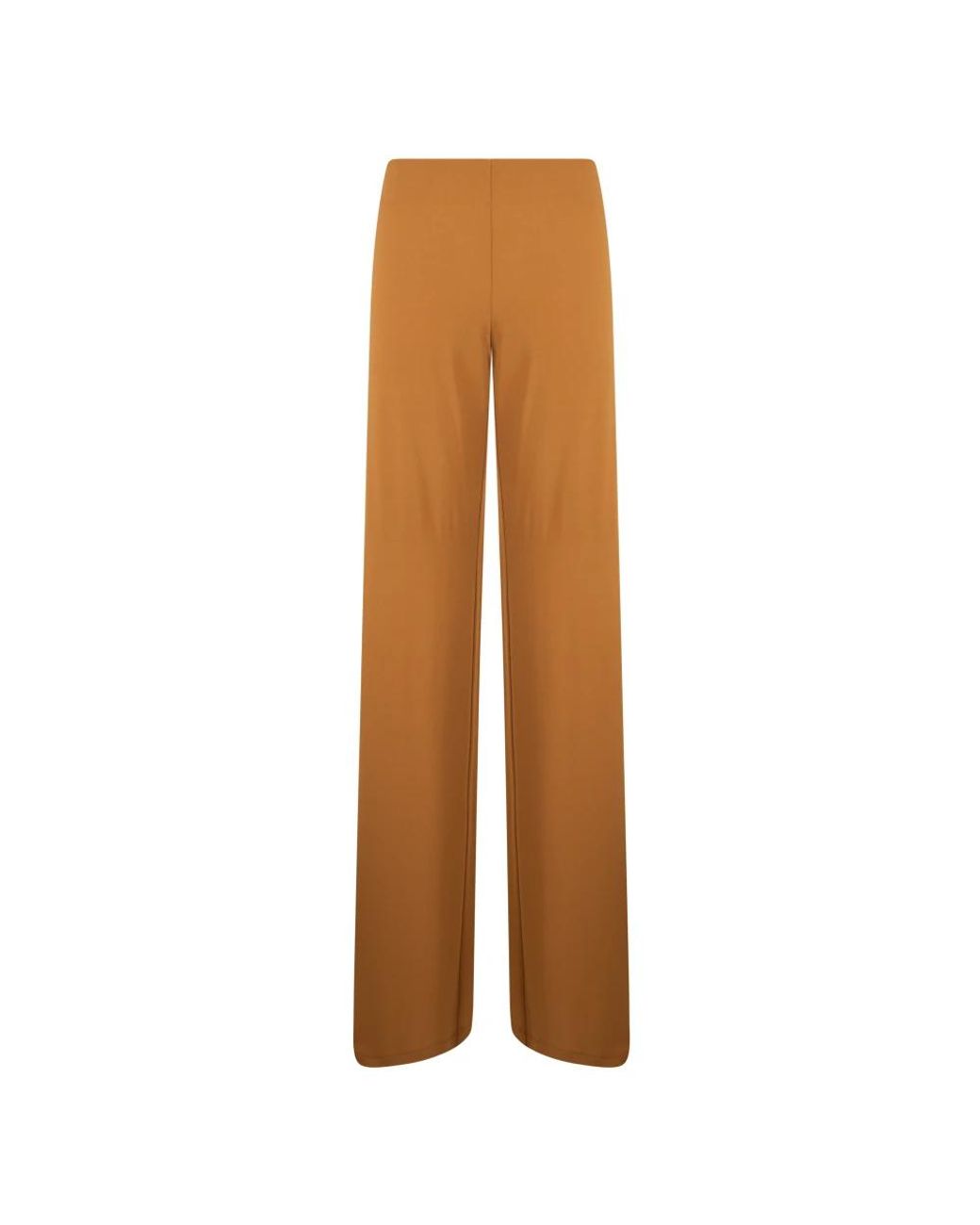 Alberta Ferretti Brown Wide Trousers