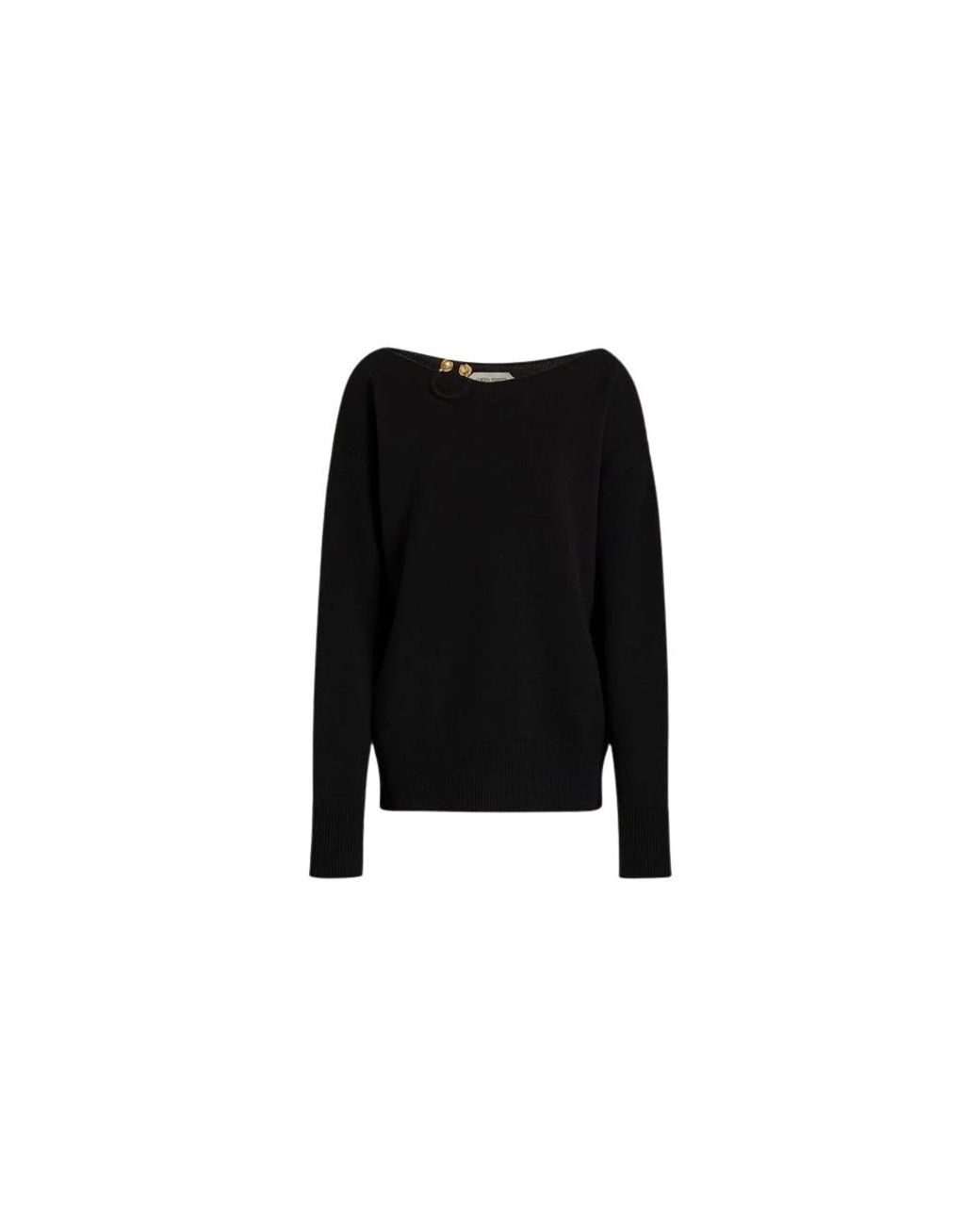 Alberta Ferretti Black Round-Neck Knitwear